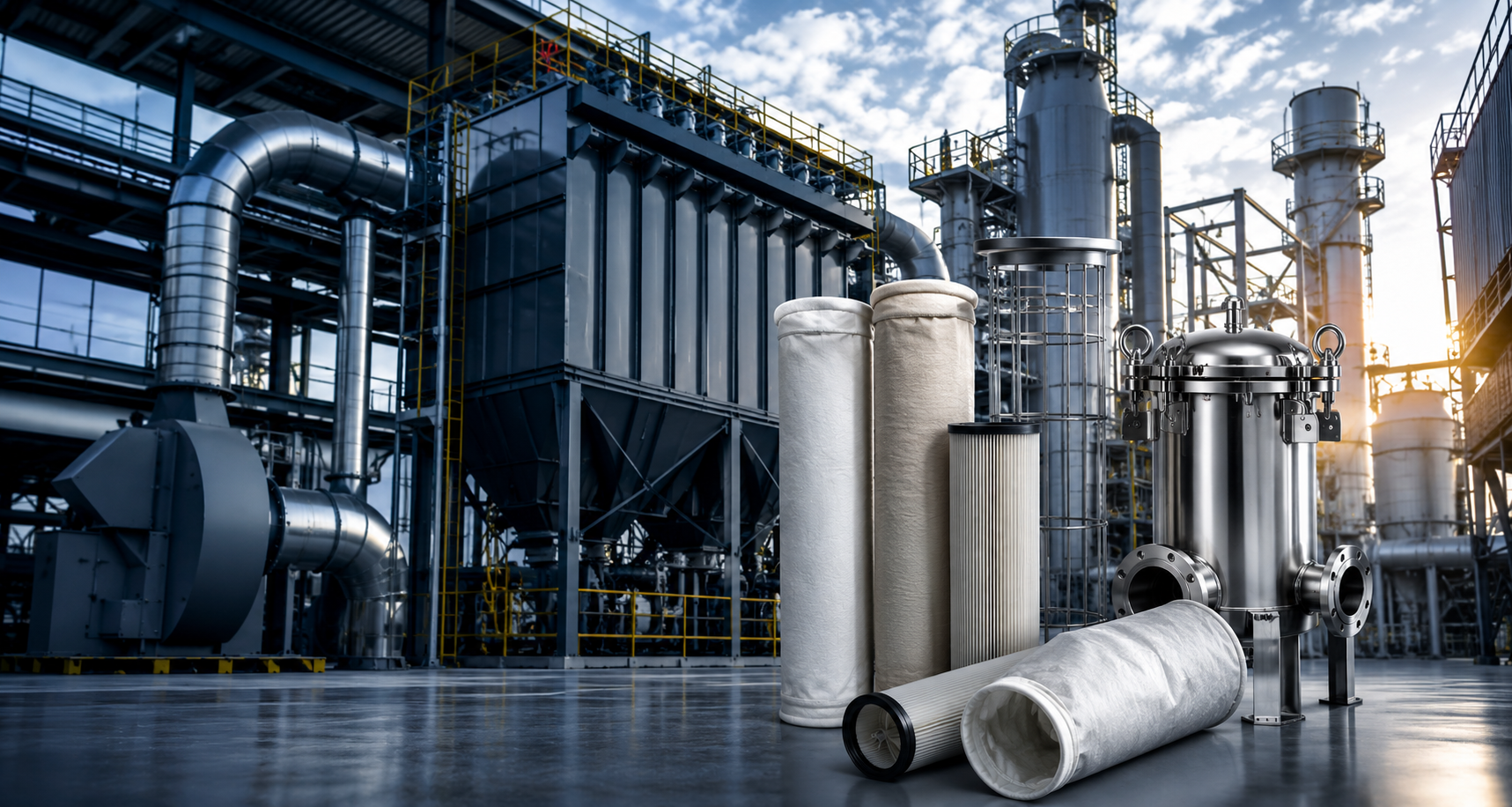 Industrial filtration equipment and systems